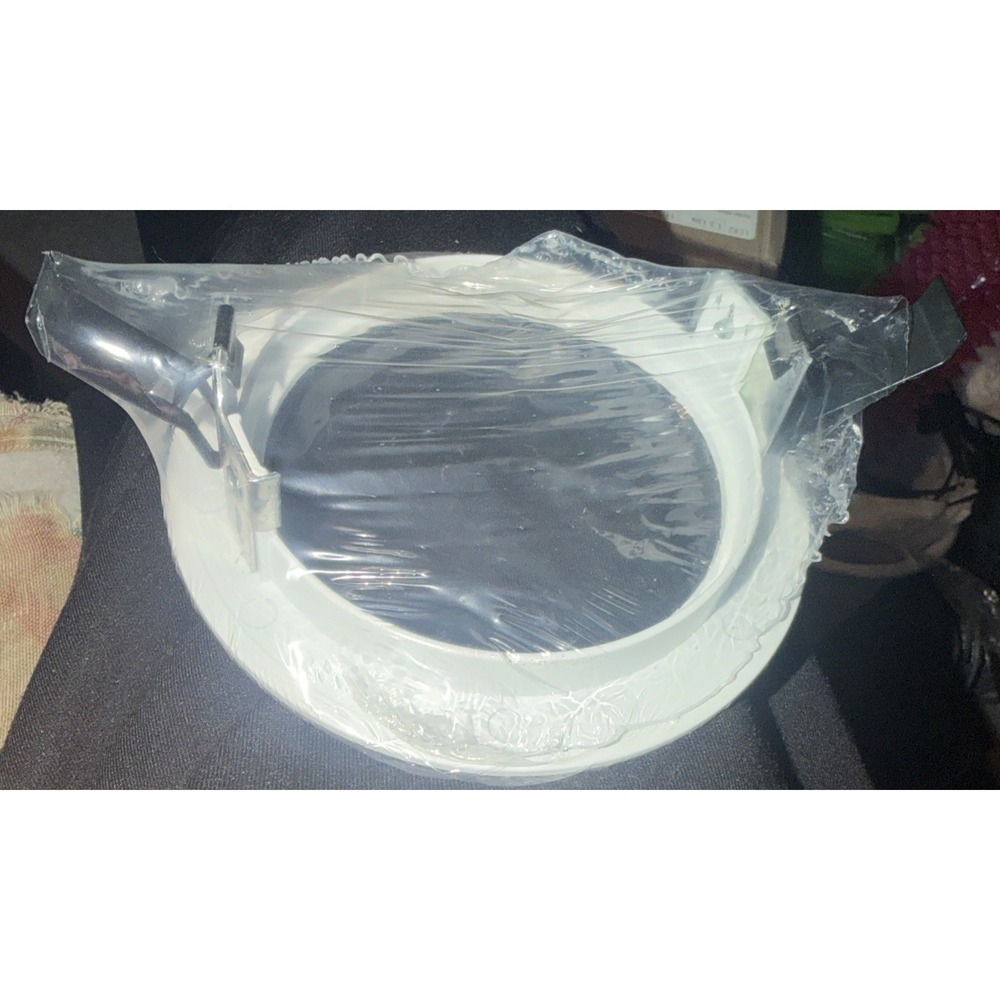 Lot of (6) 5" OD 3.5 ID White METAL OPEN TRIM RINGS RECESSED LiGHTING COVER - Picture 7 of 7
